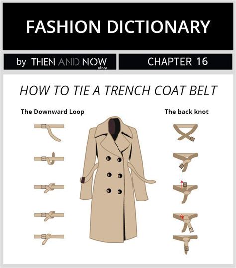 3 clever ways to tie your coat belt .